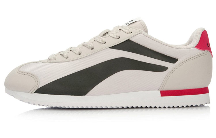 Buy 李寧快適通気耐摩カジュアルランニングシューズ (グレー/黒/白) ARCL015-4