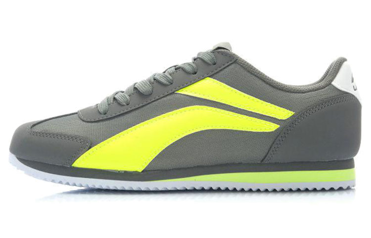 Buy Li-Ning Sepatu Lari Kasual Nyaman Tahan Aus 'Hijau Abu-Abu' ALCJ031-3