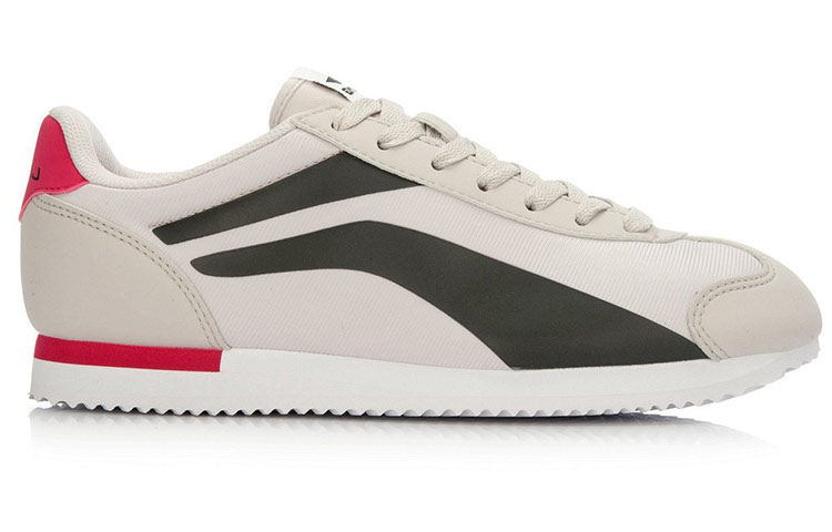 Order 李寧快適通気耐摩カジュアルランニングシューズ (グレー/黒/白) ARCL015-4