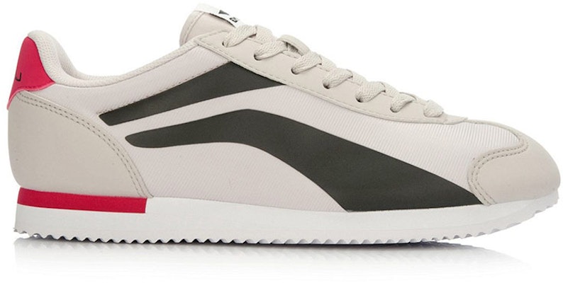 李寧快適通気耐摩カジュアルランニングシューズ (グレー/黒/白) ARCL015-4 Order 李寧快適通気耐摩カジュアルランニングシューズ (グレー/黒/白) ARCL015-4