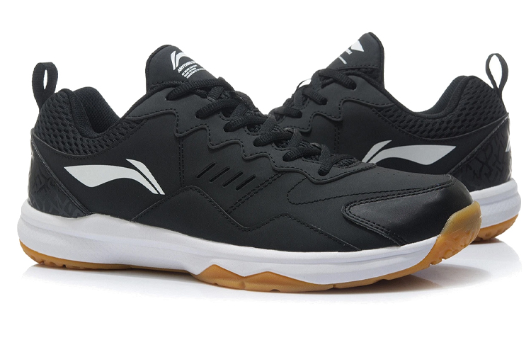 Shop Li-Ning Comfort Casual Badminton 'Black' AYTR019-2