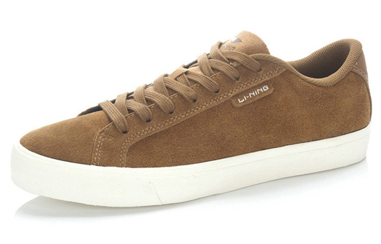 Lookbook Li-Ning Comfort Casual Board Shoes 'Brown' ALCJ023-1