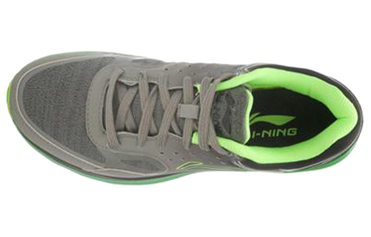 Lookbook LiNing李寧 舒適休閒 耐磨透氣 低筒 跑步鞋 男款 灰綠色