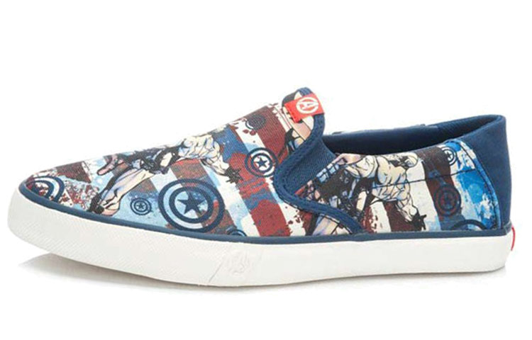 Buy 李寧コンフォートカジュアルLOW「白/青」 ALAK069-2