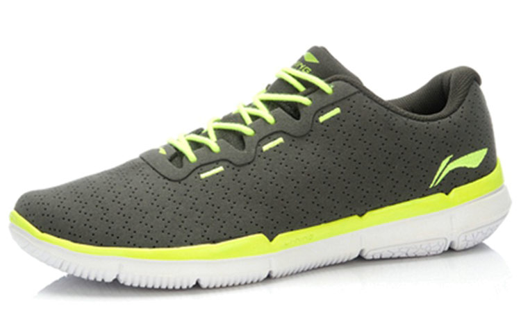 Lookbook Li-Ning Comfort Casual Low 'White Green Grey' ACGJ035-3
