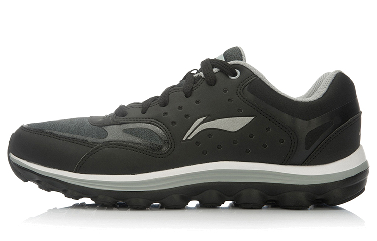 Buy 李寧コンフォートカジュアルランニング ロー (黒/灰) ARHK069-4