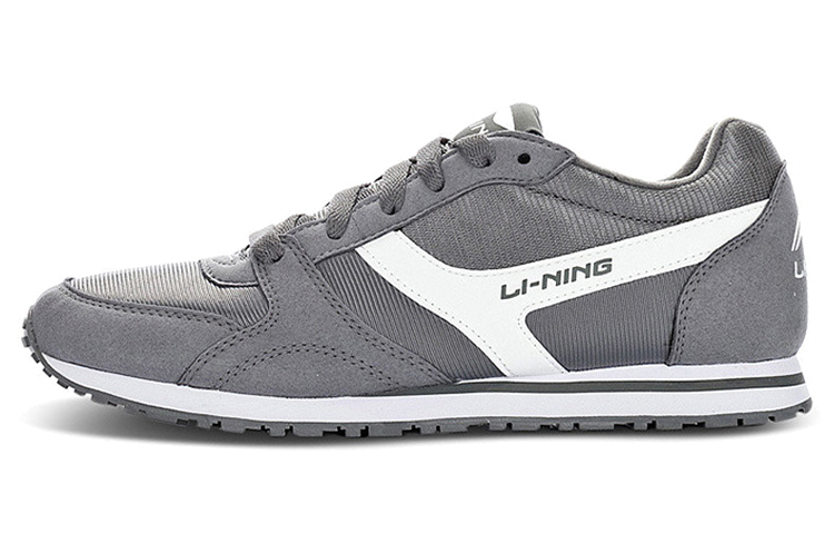 Li-Ning Comfort Casual Running Shoe 'Grey White' ALCH049-3