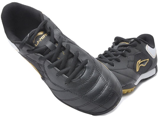 Li-Ning Comfort Football Shoes 'Black White Gold' ASTG009-1 Lookbook Li-Ning Comfort Football Shoes 'Black White Gold' ASTG009-1