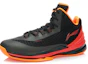 Lookbook Li-Ning Comfort High-Top Bola Keranjang 'Hitam Jingga' ABAK003-1