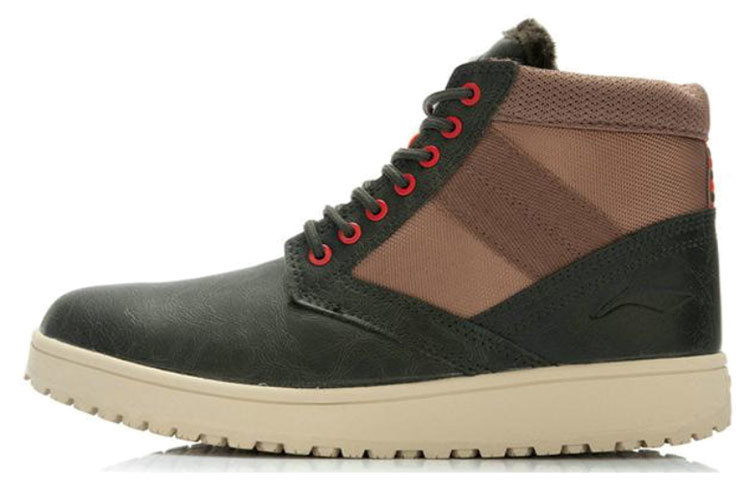 Li-Ning Comfort High-Top Casual 'Black Brown' ALAJ067-3