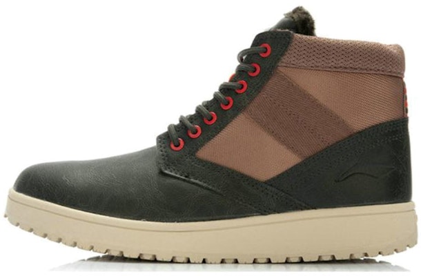 Li-Ning Comfort High-Top Casual 'Black Brown' ALAJ067-3 Buy Li-Ning Comfort High-Top Casual 'Black Brown' ALAJ067-3