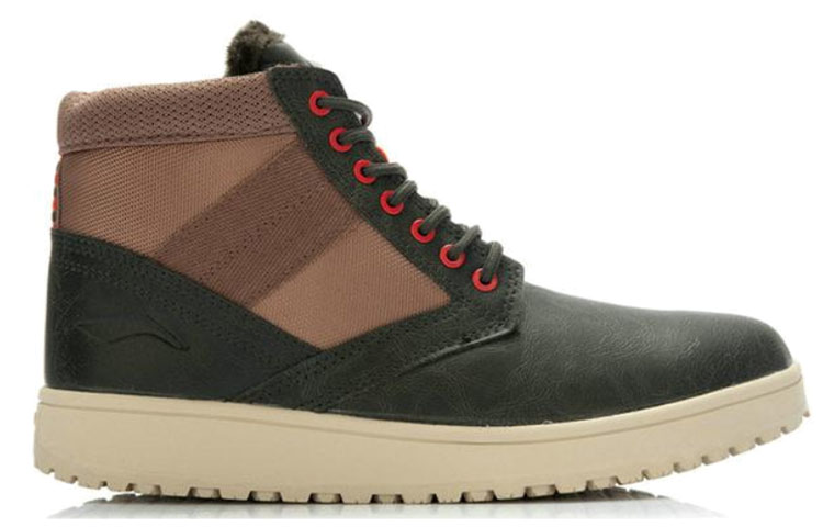 Order 李寧コンフォートハイカットカジュアル (黒茶) ALAJ067-3