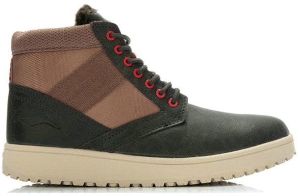 Li-Ning Comfort High-Top Casual 'Black Brown' ALAJ067-3 Order Li-Ning Comfort High-Top Casual 'Black Brown' ALAJ067-3