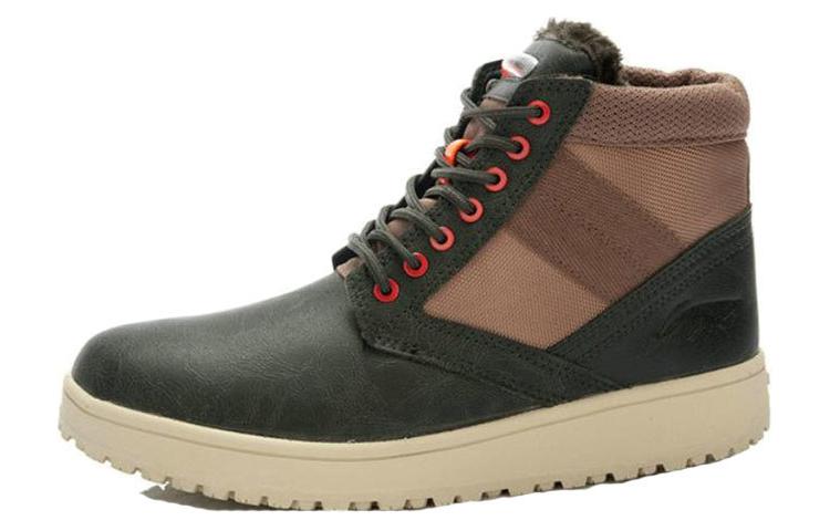 Lookbook Li-Ning Comfort High-Top Kasual 'Hitam Coklat' ALAJ067-3