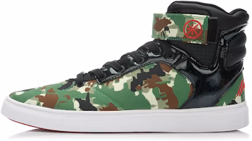 Li-Ning Comfort High-Top Retro Basketball Shoes 'Green Camo' ABCK001-4 Li-Ning Comfort High-Top Retro Basketball Shoes 'Green Camo' ABCK001-4