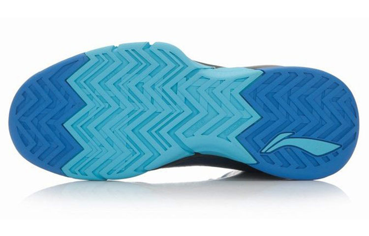 Shop LiNing李寧 舒適 休閒 透氣 高筒 跑步鞋 男款 藍黑