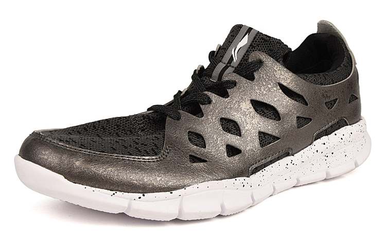 Lookbook Li-Ning Comfort Light Low ''Schwarz Grau'' Sneakers ARBM035-3