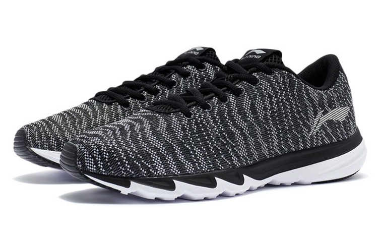 Lookbook Li-Ning Komfort Leicht Low-Top Laufschuhe ''Schwarz'' AGLR311-3