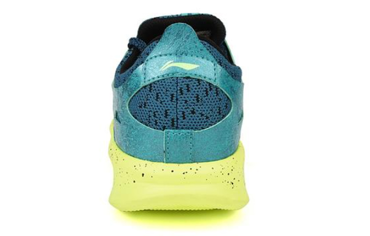 Shop Li-Ning Komfort Leichtgewicht Low-Top Laufschuhe ''Blau Grün'' ARBM035-1