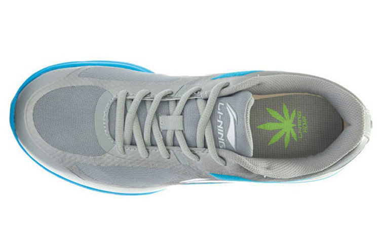 Lookbook LiNing李寧 舒適 輕質休閒 透氣 低筒 跑步鞋 男款 灰