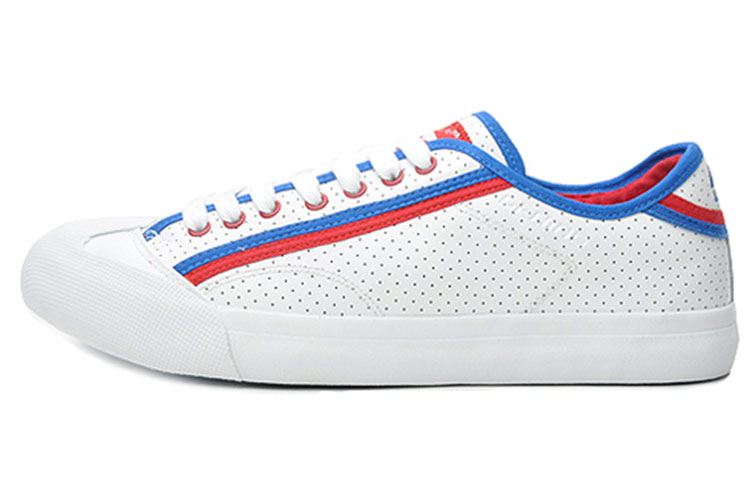 Li-Ning Comfort Low-Top Casual 'White Red Blue' ALCG155-1