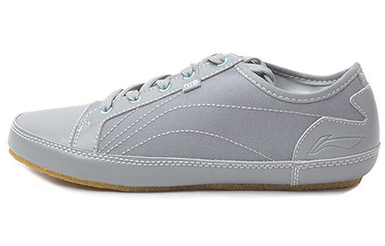 Li-Ning Comfort Low-Top Casual Board Shoes 'Cold Grey' AHTG009-2