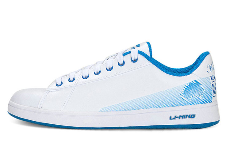 Li-Ning CMFT Low-Top Casual Skate Shoes 'White Blue'