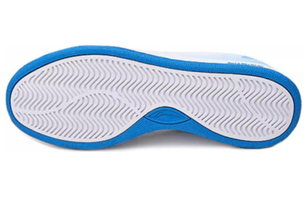 Li-Ning CMFT Low-Top Casual Skate Shoes 'White Blue' 圖 4