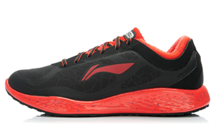 Buy Li-Ning Kasut Lari 'Black Red' Berpotongan Rendah Selesa ARHJ051-1