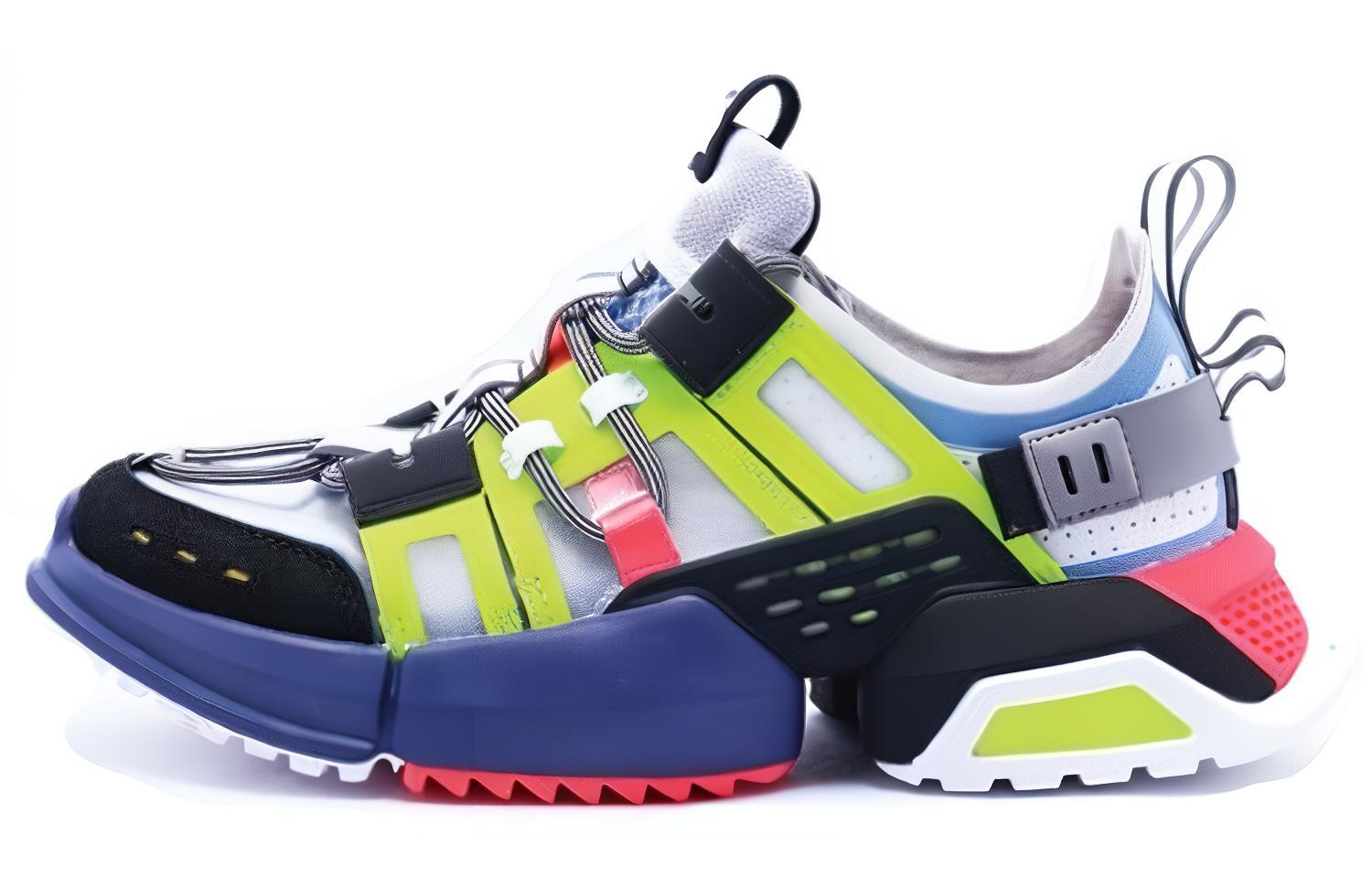 Li-Ning Comfort Low-Top Running 'Grey Green' AGLQ065-2