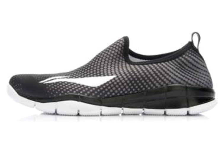 Li-Ning Comfort Low-Top Running Shoes 'Black White Grey' AFHK027-3
