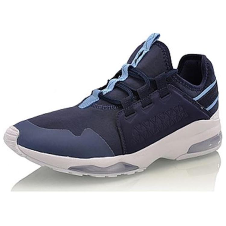 Lookbook Sepatu Lari Rendah Li-Ning 'Deep Peacock Blue' Nyaman AGLM009-4