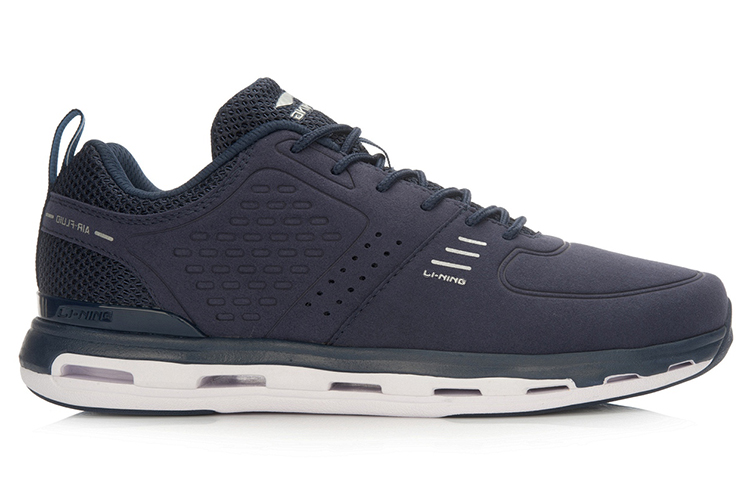 Order LiNing李寧 舒適透氣 低筒休閒跑步鞋 深藍