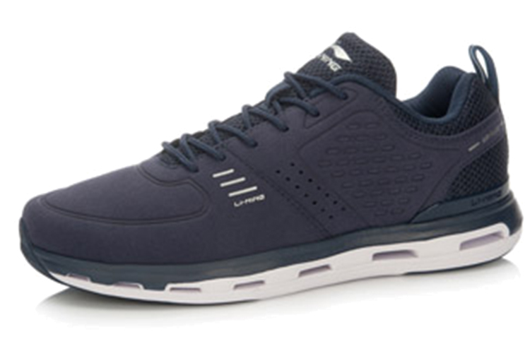 Lookbook LiNing李寧 舒適透氣 低筒休閒跑步鞋 深藍