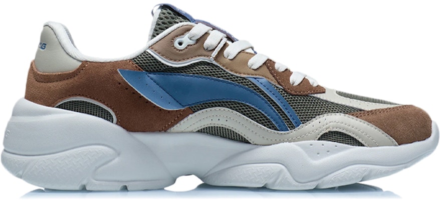 Li-Ning Comfort Low Top 'Green Brown Yellow' AGCR165-7 Order Li-Ning Comfort Low Top 'Green Brown Yellow' AGCR165-7