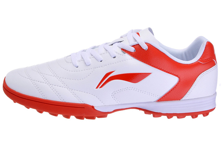 Li-Ning Comfort Low Top Football Shoes 'White Red' ASTL039-1