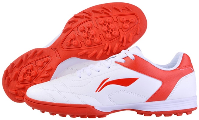 Li-Ning Comfort Low Top Football Shoes 'White Red' ASTL039-1 Order Li-Ning Comfort Low Top Football Shoes 'White Red' ASTL039-1