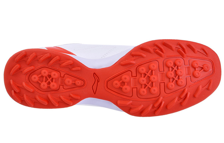 Lookbook Zapatillas de Fútbol Bajas Li-Ning Comfort 'Blanco Rojo' ASTL039-1