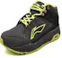 Lookbook Li-Ning Comfort Sneakers Larian Mid-Top 'Black Green' ARCG035-3