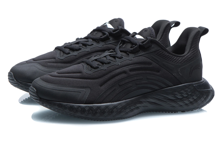 Lookbook Li-Ning Comfort Running Low 'Black' ARSR037-1