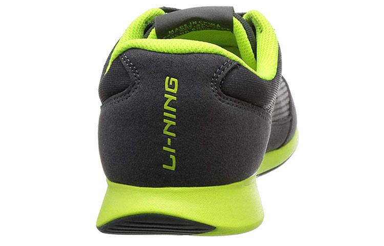 Shop Li-Ning Comfort Running Low 'Black Green' ACGJ023-1