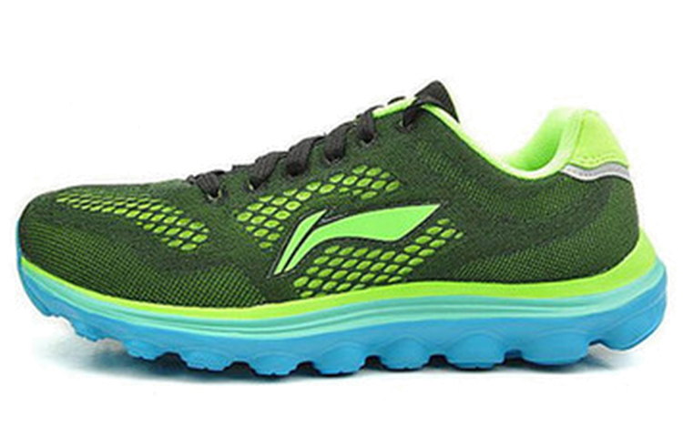 Li-Ning Comfort Running Low 'Black Green' ARHK061-1