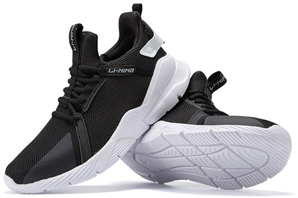 Li-Ning Sepatu Lari Nyaman Rendah 'Hitam Putih' AGLQ131-1 Lookbook Li-Ning Sepatu Lari Nyaman Rendah 'Hitam Putih' AGLQ131-1