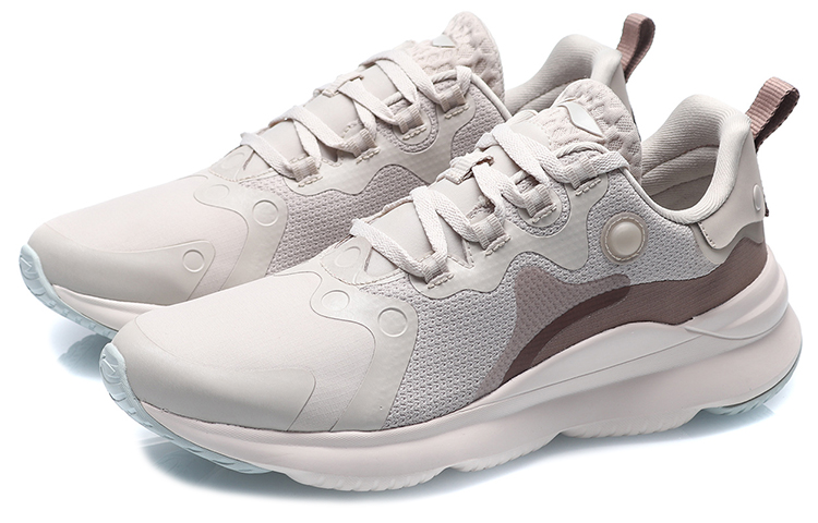 Lookbook Li-Ning Comfort Running Low 'Gris-Marrón' AREQ023-2