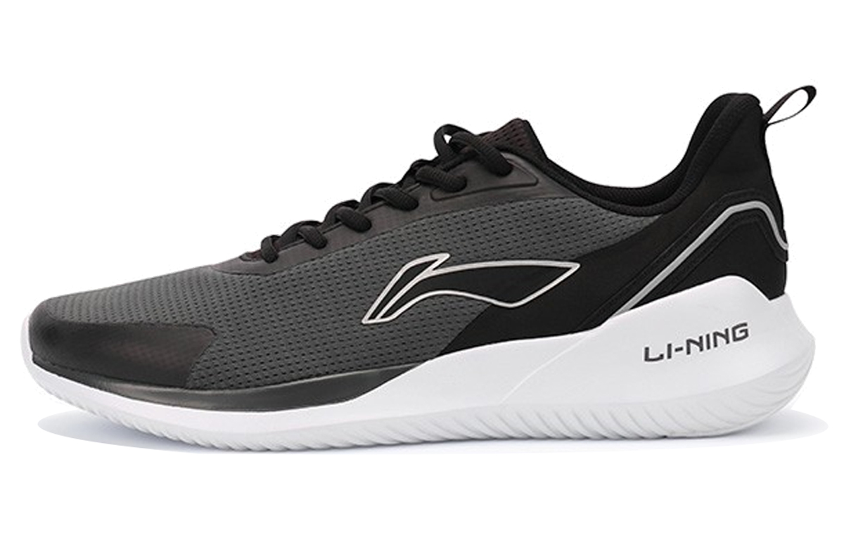 Li-Ning Comfort Running Low 'Grey Black' ARHQ297-1