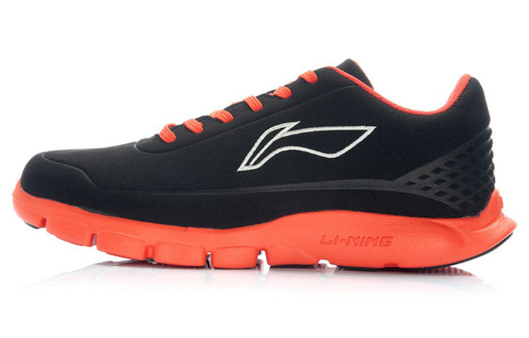 Li-Ning Comfort Running Shoes 'Black Orange' ARBJ005-1