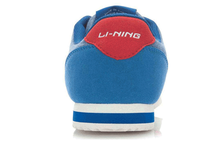 Lookbook 李寧コンフォートランニングシューズ 青/赤 (Rīningu Konfōtoranningushūzu Ao/Aka) ALKJ007-1