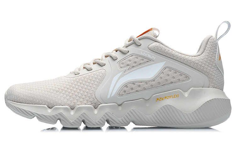 Li-Ning Comfort Shock-Absorbing Low Top Running 'Pearl White' ARHR073-1