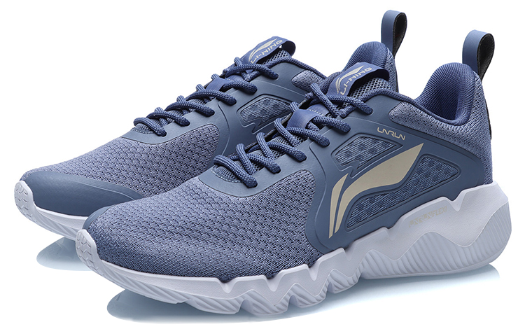 Lookbook Li-Ning Comfort Shock-Absorbing Running Shoes 'Blue' ARHR073-2