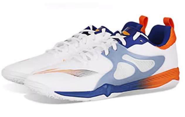 Li-Ning Comfort Trainer Rendah 'Putih Biru Oren' APTS011-5 Lookbook Li-Ning Comfort Trainer Rendah 'Putih Biru Oren' APTS011-5